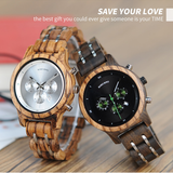Men's Women's Elegant Wood Watches - Pink - Quartz Watch - Medium - Wood - image 9