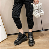 Women's Gothic Punk Platform Sneakers - Black - 1 /  No Plush / Punk Shoes - 44 B - PU Leather - image 10