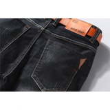 Men's Casual Denim Shorts Slim Fit Stretch - Black - Denim Shorts - 40 - Denim Polyester - image 11