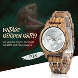 Men's Women's Elegant Wood Watches - Pink - Quartz Watch - Medium - Wood - image 13