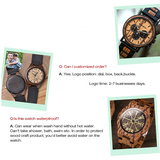 Men's Women's Wooden Watch Gift Sets - Silver - P19-2 / Watch - Medium - Wood - image 33
