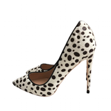 Women's High Animal Print Stilettos Flock - Green - 1 / 12cm / Stilettos - 42 B - PU Suede Leather - image 20