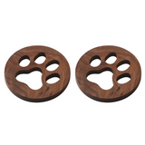 Funki Buys | Coasters | Cut Out Wood Cat Paw Coast... - Y - Light Wood / Coasters 2 Pcs / Walnut + Cherry Wood / M - image 36
