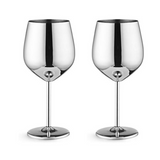 Funki Buys | Glasses | Stainless Steel Wine Goblets 2 Pc... - A - Silver Bundle Set of 2 / Stainless Steel / 500ml - image 14
