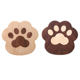 Funki Buys | Coasters | Cat Paw Solid Wood Coasters 4 Pcs - Beige - Paw Coaster / Maple / Wood / M - image 16