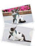 Cat Harness Walking Lead Vest Set - Green - Cat Vest Harness Leash - XL - Nylon/Canvas - image 15