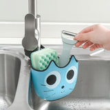 Cute Cat Faucet Bath Sponge Holder 3 Pcs - Custom - Sink Caddie / Any 3 - Silicone Rubber - image 4