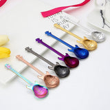 1/3/5/10pcs Spoon Sets - Silver - Guitar Spoon - Stainless Steel - image 3