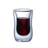 Funki Buys | Cups | Glass Double Wall Insulated Exp... - Clear - A / Mug Without Handle / 80ml / 2 Pcs / S / Glass - image 10
