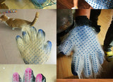 De-shedding Gloves 2 Pcs - Blue - 2 Pcs - One Size - Adjustable - Silicone - image 13