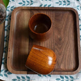 Funki Buys | Cups | Natural Wood Cups Handmade Cups - Brown - 4 / 6 Pcs Set / JuJube Wood / 180ml - image 14