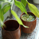 Funki Buys | Cups | Natural Wood Cups Handmade Cups - Brown - 4 / 6 Pcs Set / JuJube Wood / 180ml - image 12