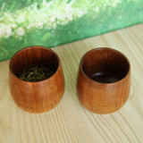 Funki Buys | Cups | Natural Wood Cups Handmade Cups - Brown - 4 / 6 Pcs Set / JuJube Wood / 180ml - image 9