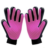 De-shedding Gloves 2 Pcs - Purple - Pcs - One Size - Adjustable - Silicone - image 4