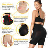 Women's High Waist Non-slip Shapers - Black - 1 - Shapewear with Bones - 5XL - Spandex - image 17
