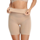 Women's High Waist Non-slip Shapers - Beige - 2: Shapewear with Silicone - 5XL - Spandex - image 40