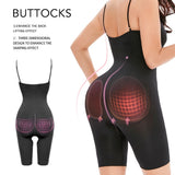 Women's Body Sculpting Shapewear - Black - 1 - Long Body Suit - XXXL - image 8
