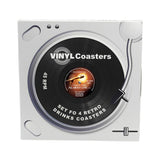 Funki Buys | Coasters | Vinyl Retro Record Co... - Black - Vinyl Record Coasters / BPA Free Plastic / 4.13" x 0.98" - image 7
