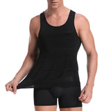 Men Gynecomastia Compression Shirt - Black - Compression Shirt - XXXL - Nylon Spandex - image 19