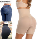 Women's High Waist Non-slip Shapers - Black - 1 - Shapewear with Bones - 5XL - Spandex - image 36
