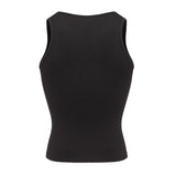 Men's Slimming Singlet Body Shaper - Black - Shirt - XXXL - Nylon Spandex - image 7