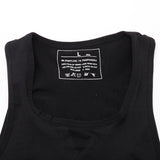 Men's Slimming Singlet Body Shaper - Black - Shirt - XXXL - Nylon Spandex - image 19