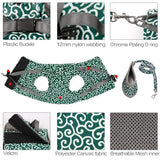 Cat Harness Walking Lead Vest Set - Green - Cat Vest Harness Leash - XL - Nylon/Canvas - image 3