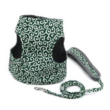 Cat Harness Walking Lead Vest Set - Green - Cat Vest Harness Leash - XL - Nylon/Canvas - image 6