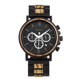 Gift Box Set - Black - GT050-1 / Men's Watch - Medium - Wood - image 3