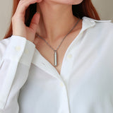 Funki Buys | Cremation Urn Necklaces | Unisex Open... - Silver - Memorial Urn Necklace / Stainless Steel / One Size - image 5