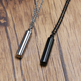 Funki Buys | Cremation Urn Necklaces | Unisex Ope... - Silver - Memorial Urn Necklace / Stainless Steel / One Size - image 14