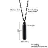 Funki Buys | Cremation Urn Necklaces | Unisex Ope... - Silver - Memorial Urn Necklace / Stainless Steel / One Size - image 17