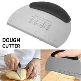 Stainless Steel Dough Cutters - Any Color - 2Pcs / Dough Cutter - 6.29" x 4.52" - Stainless Steel - image 11