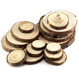 Natural Pine Unfinished Wood Coasters - Beige - Pine / Tree Ring Coasters - Unfinished Wood - image 1