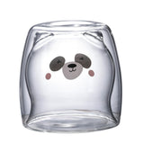 Funki Buys | Glasses | Cute Novelty ... - Clear - A + B / Bear Glasses Bundle Set of 2 / 270ml / Borosilicate Glass - image 4