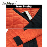 Men's Military Aviator Bomber Jacket - Green - Bomber Jacket - CN 4XL(US 2XL) - Polyester - image 13