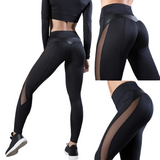 Women's High Waist Workout Yoga Pants - Black - Push Up Yoga Pants - XL - Polyester Spandex - image 1
