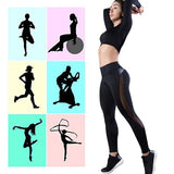 Women's High Waist Workout Yoga Pants - Black - Push Up Yoga Pants - XL - Polyester Spandex - image 12
