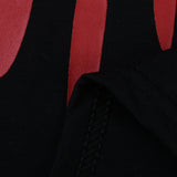 Women's Love Heart Printed Plus Size Shirt - Black/Red - Shirt - 5XL - Polyester - image 9