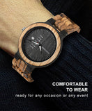 Men's Women's Stylish Wood Watches - Beige - C-O26-1 / Wood Watch - 1.77 x 0.90 x 0.82 x 0.47" - Bamboo - image 8
