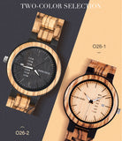 Men's Women's Stylish Wood Watches - Beige - C-O26-1 / Wood Watch - 1.77 x 0.90 x 0.82 x 0.47" - Bamboo - image 10