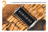 Men's Stylish Wood Quartz Wristwatches - Beige - C-O26 1 / Men's Watch - 8.66 x 1.73 x 0.86 x 0.43" - Wood - image 23
