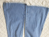 Women's Vintage Ripped Bell Bottom Jeans - Black - A / Harajuku Jeans - XXXL - Polyester Denim - image 10
