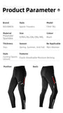 Men's Running Cycling Sports Pants - Black - 4XL - Polyester Spandex - image 8