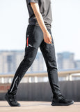 Men's Running Cycling Sports Pants - Black - 4XL - Polyester Spandex - image 12
