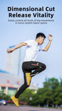 Men's Running Cycling Sports Pants - Black - 4XL - Polyester Spandex - image 9