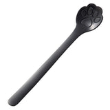 Cute Cat Paw Solid Hollow Coffee Spoons - Black - 1 - Round Full - 1G - Cat Spoon - S - Stainless Steel - image 11
