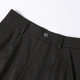 Women's Gothic Buckle Strap Lace Up Pant - Black - Gothic Punk Roseta Lace Up Pants - 5XL - Polyester - image 7