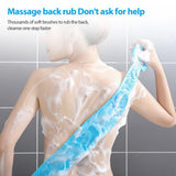 Funki Buys | Back Scrubber | Travel Size Shower Body Scrubber Belt