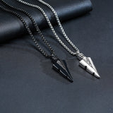 Funki Buys | Cremation Urn Necklaces | Arrowhead Ashes Urn - Silver - Urn Necklace / Stainless Steel / Medium - image 8